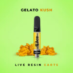 Live Resin Vape Cart - Gelato Kush Strain