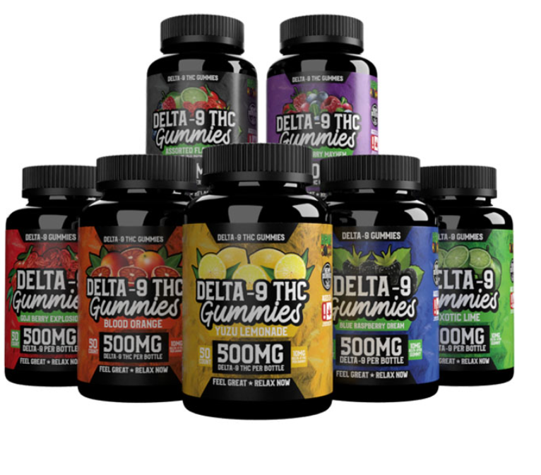 Premium Delta 9 THC Gummies – 10mg per gummy, 50 count bottle. Infused hemp-derived edibles featuring Blue Raspberry and Blood Orange flavors. Vegan-friendly pectin base with discrete stealth shipping to the UK, Germany, and EU. Secure anonymous checkout (XMR/BTC).